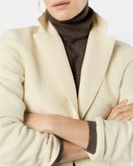 Load image into Gallery viewer, Palmer Blazer in Ivory Pressed Boiled Wool
