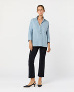 Load image into Gallery viewer, Fanny Shirt in Sky Brushed Twill
