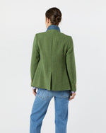 Load image into Gallery viewer, Moira Blazer in Green/Multi Herringbone Tweed
