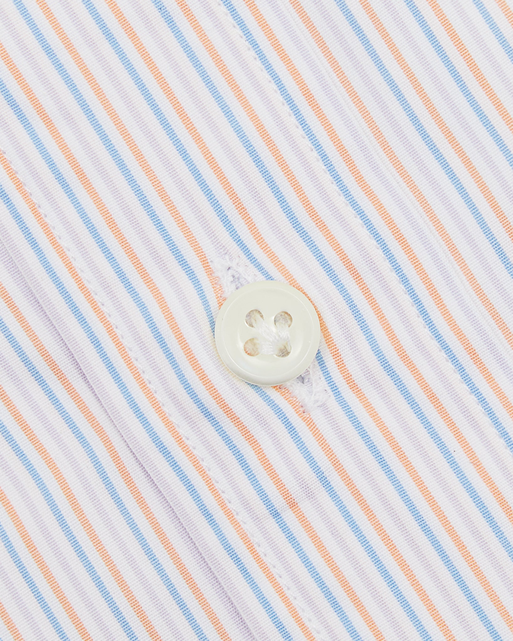 Otto Handmade Sport Shirt in Blue/Persimmon/Lavender Stripe Poplin