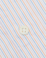 Load image into Gallery viewer, Otto Handmade Sport Shirt in Blue/Persimmon/Lavender Stripe Poplin
