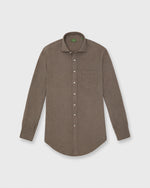 Load image into Gallery viewer, Otto Handmade Sport Shirt in Mocha Oxford Flannel
