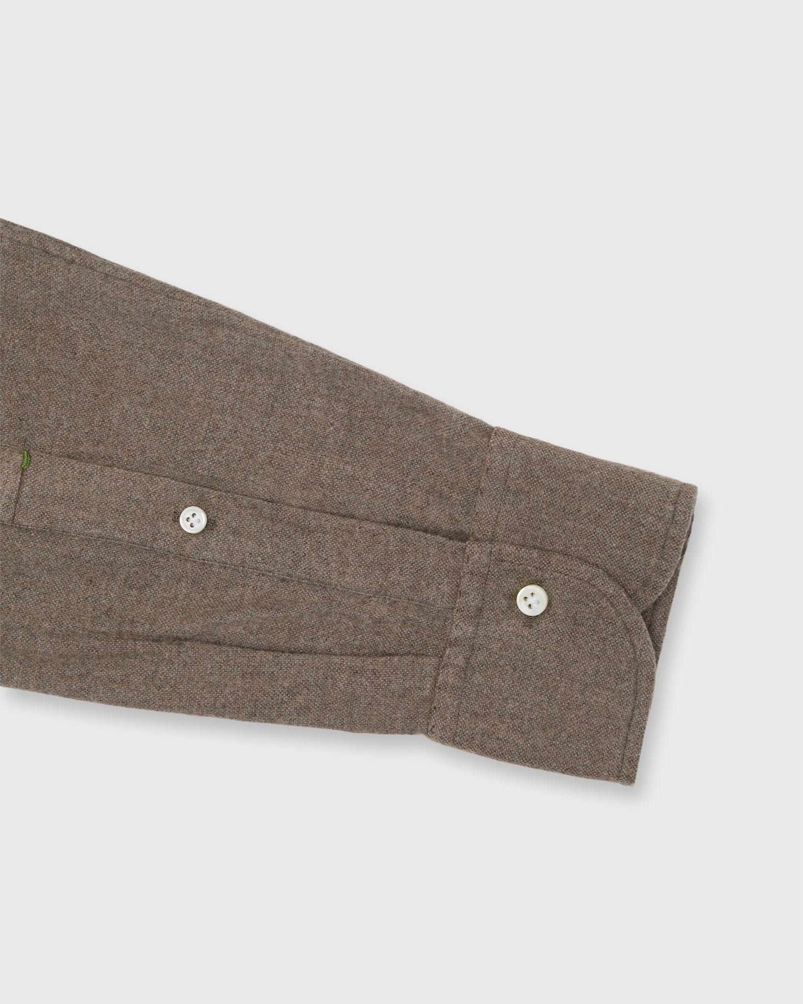 Otto Handmade Sport Shirt in Mocha Oxford Flannel