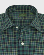 Load image into Gallery viewer, Otto Handmade Sport Shirt in Forest/Yellow/Sky Check Poplin
