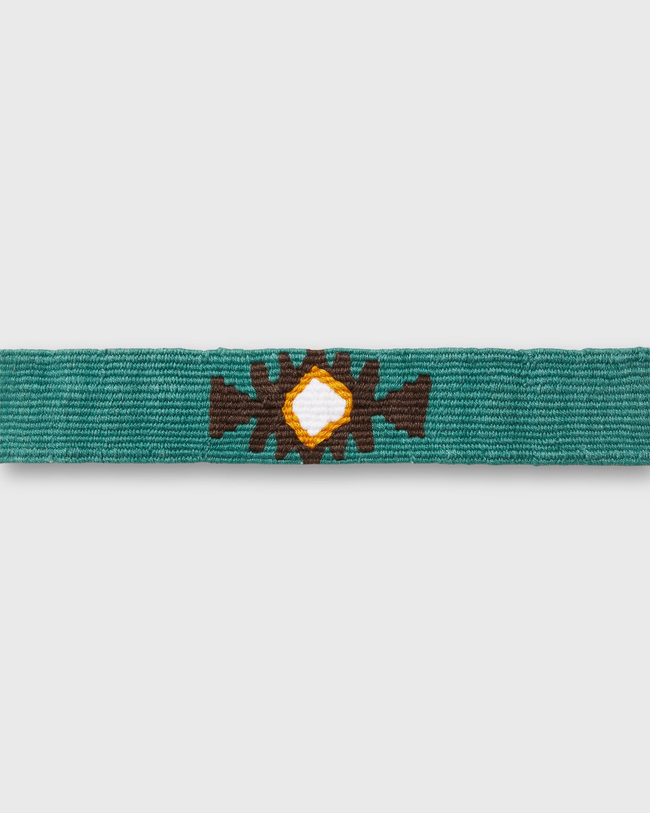 Hand-Loomed D-Ring Belt in Sage Tribal | Sid Mashburn | Shop Sid