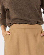 Load image into Gallery viewer, Juniper Skirt in Camel Hair Flannel
