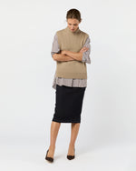 Load image into Gallery viewer, Marion Sweater in Heather Mink Cashmere
