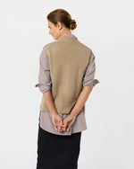 Load image into Gallery viewer, Marion Sweater in Heather Mink Cashmere
