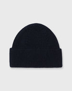 Load image into Gallery viewer, Shaker Watch Cap in Navy Cashmere
