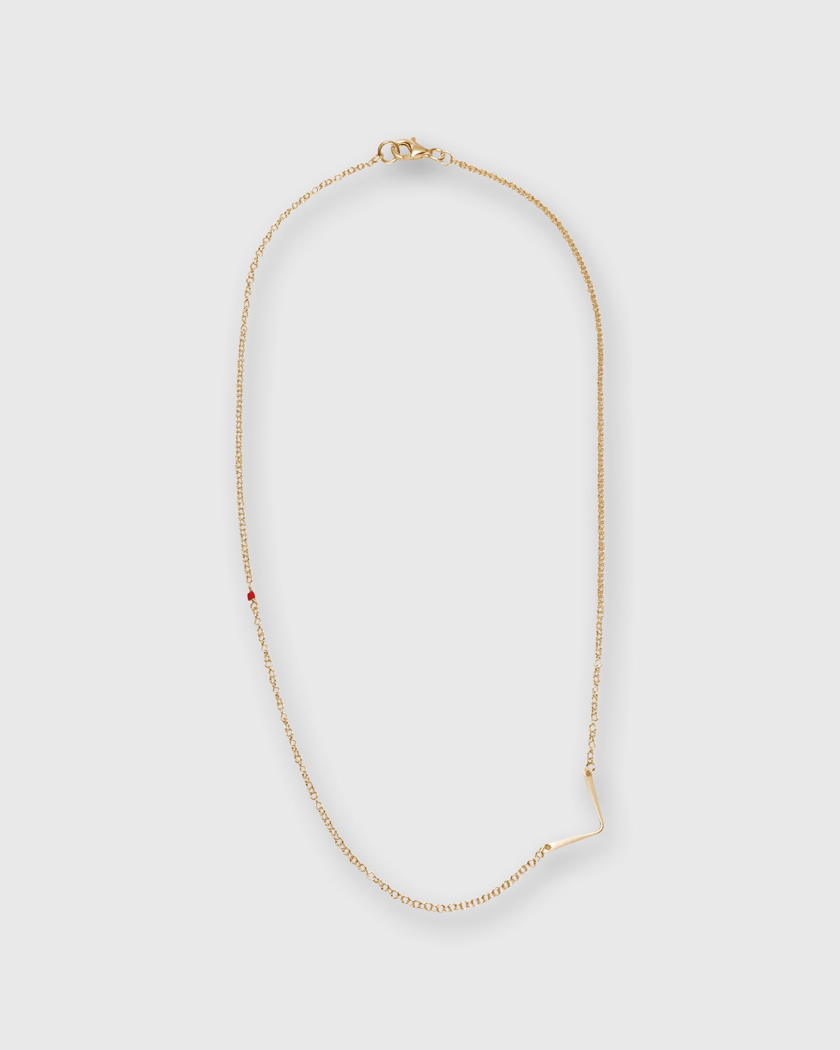 Fine Chain Necklace in Silk/Gold