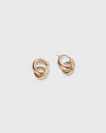 Load image into Gallery viewer, Small Double Hoop Earrings in Gold
