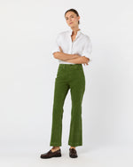 Load image into Gallery viewer, Kendall Flare 5-Pocket Jean in Avocado Stretch Cord
