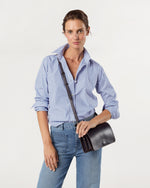 Load image into Gallery viewer, Josie Crossbody Bag in Navy Leather
