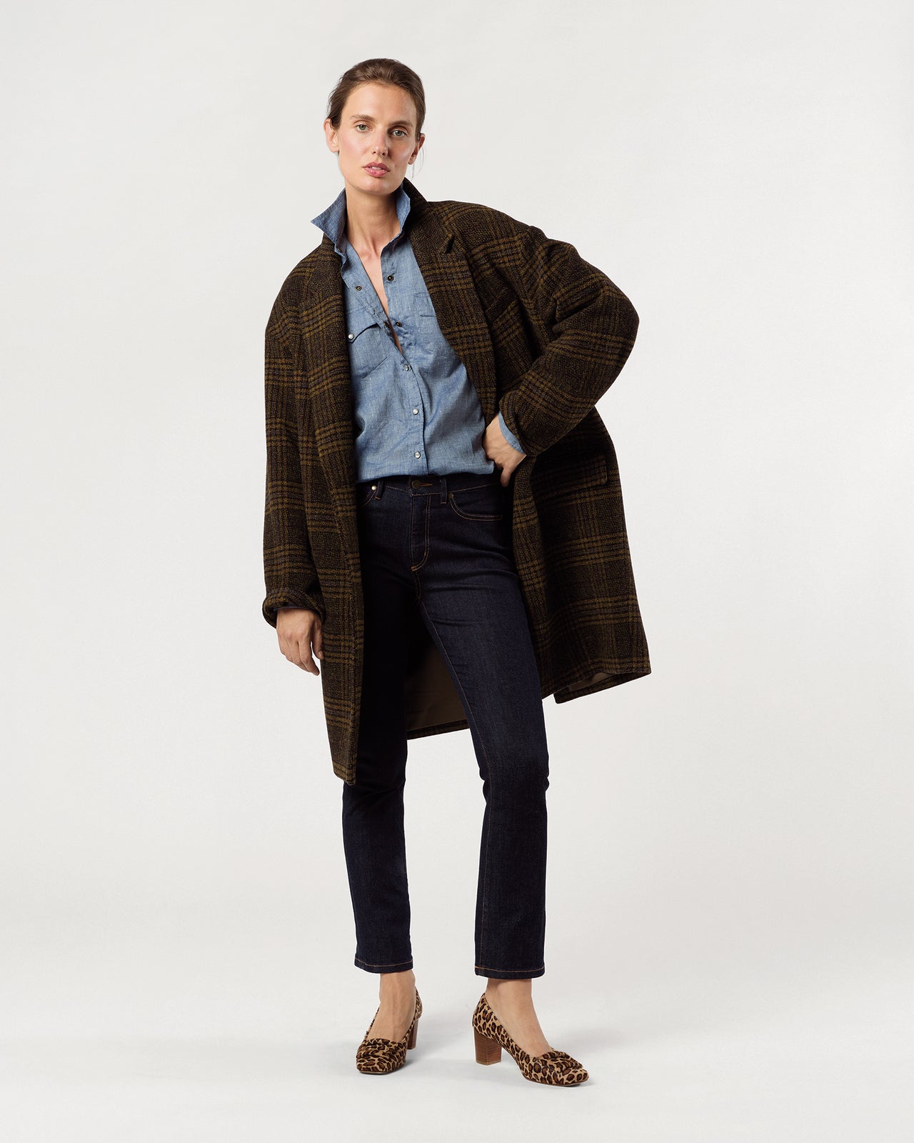 Limiza Coat in Khaki