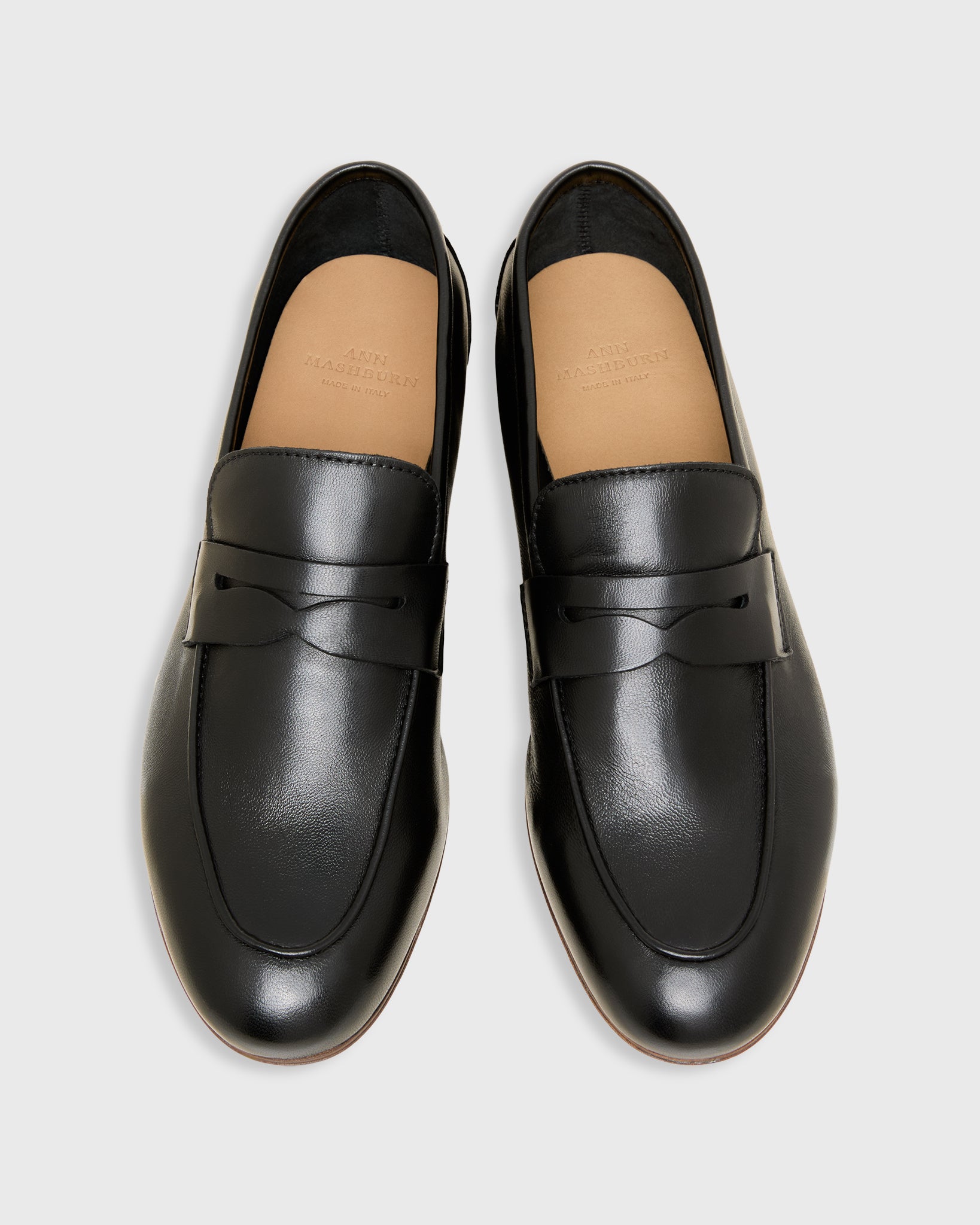 Mia Loafer in Black Leather