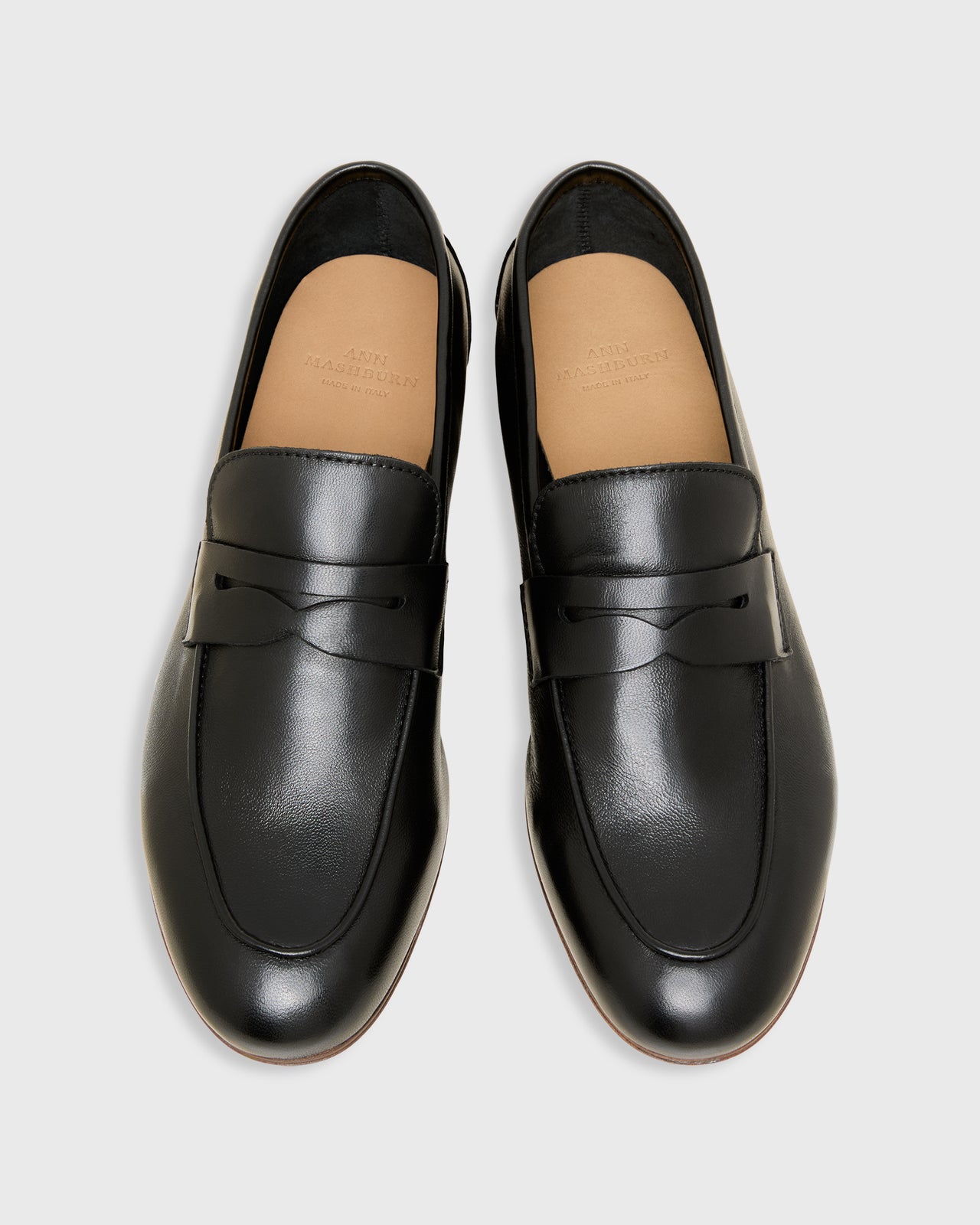Mia Loafer in Black Leather