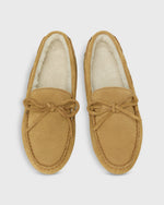 Load image into Gallery viewer, Shearling Driving Moccasin in Camel Suede

