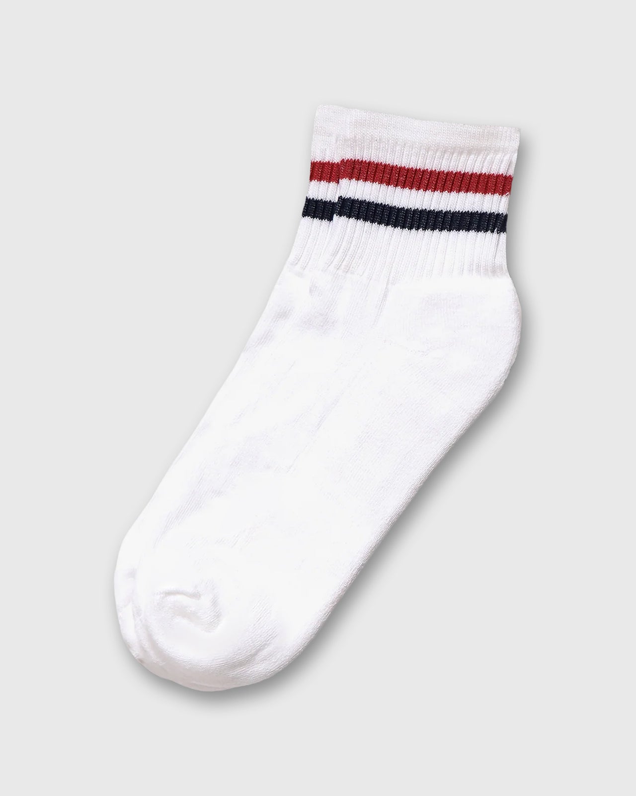 Kennedy Quarter Crew Socks in White