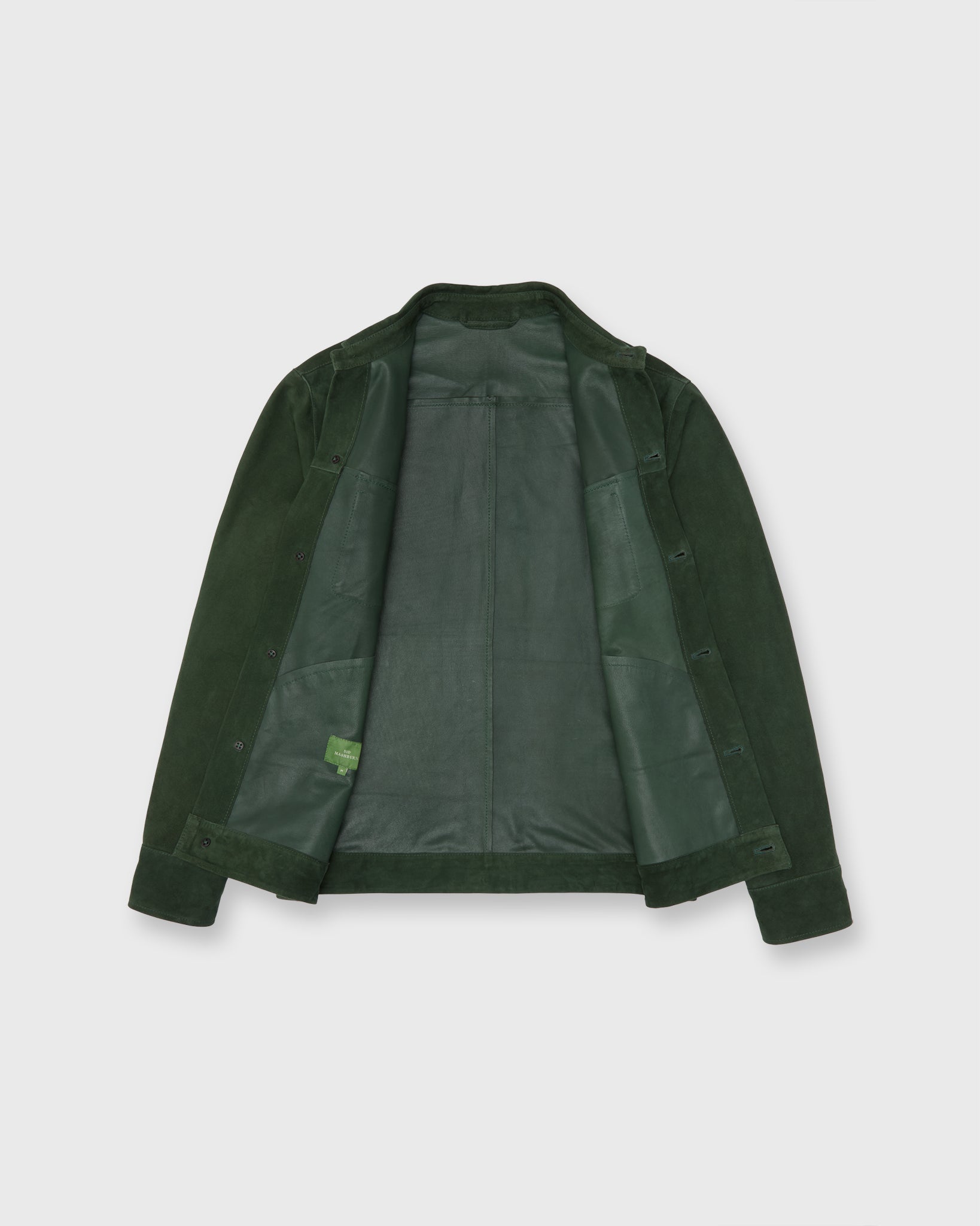 Work Jacket in Pine Suede | Shop Sid Mashburn Work Jacket in Pine Suede | Shop Sid Mashburn