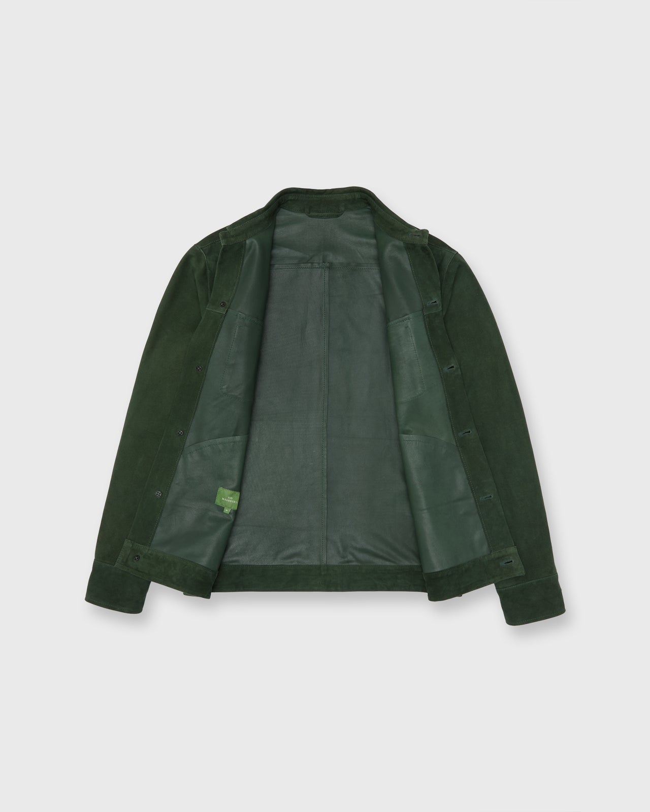 Work Jacket in Pine Suede | Shop Sid Mashburn