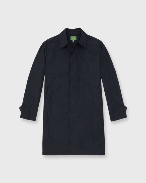 Traveler's Trench in Navy Nylon | Shop Sid Mashburn