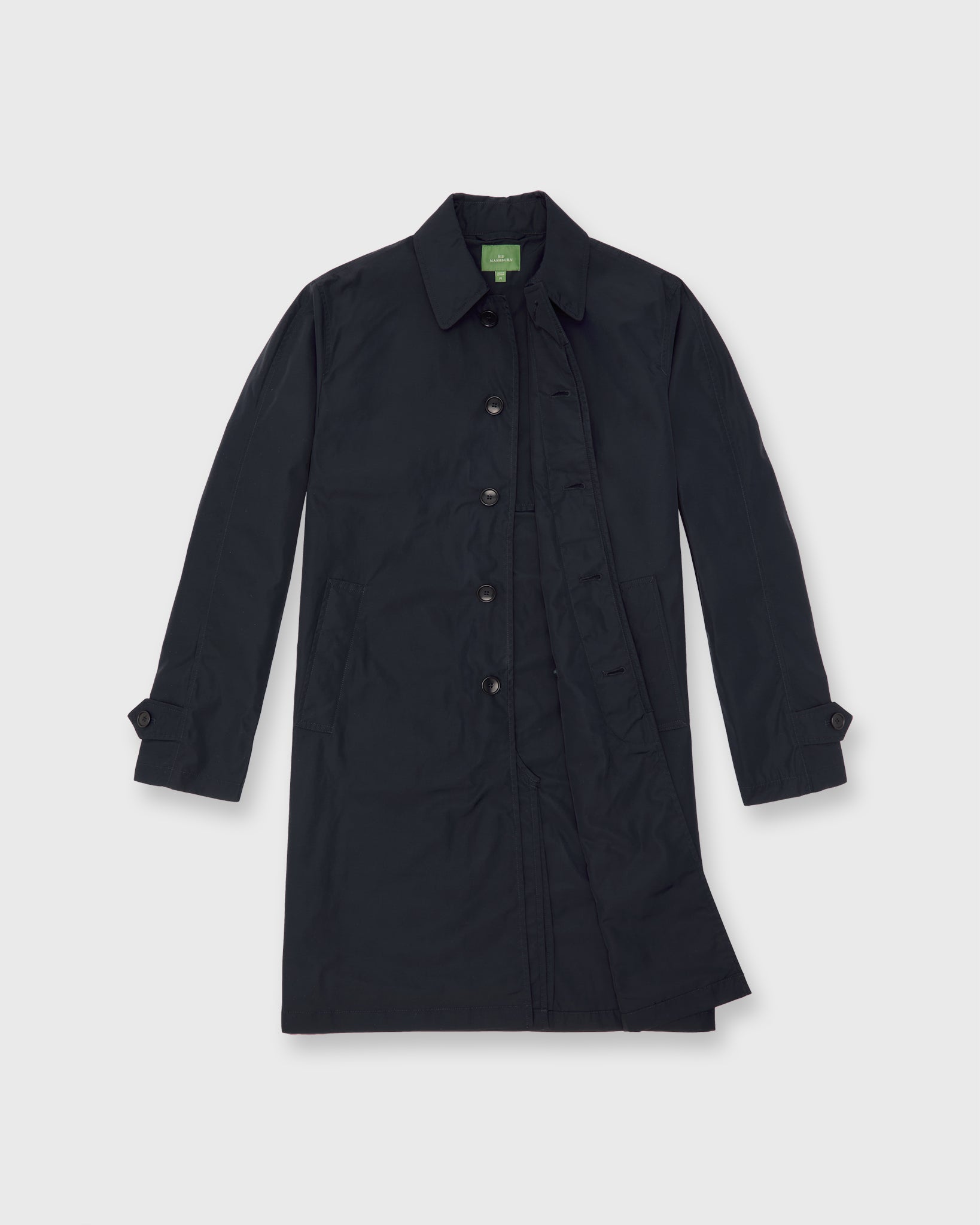 Traveler's Trench in Navy Nylon