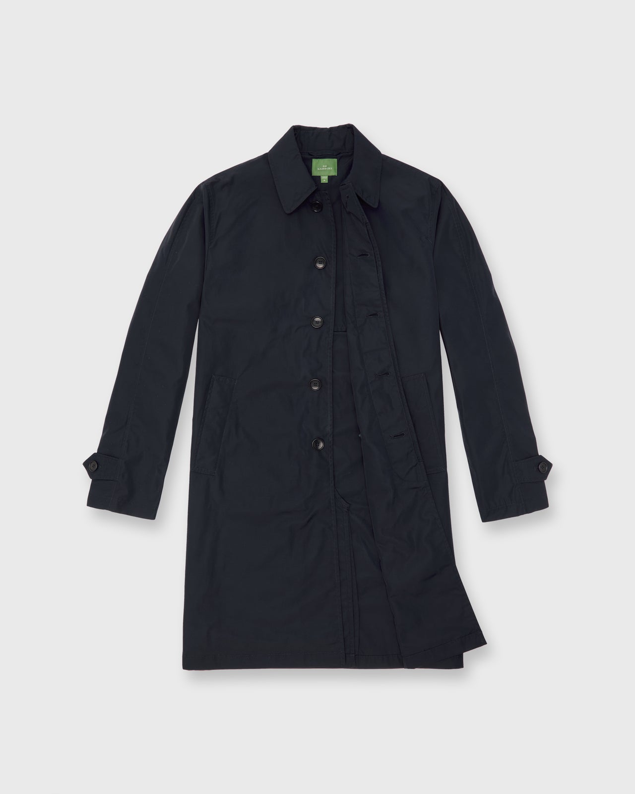 Traveler's Trench in Navy Nylon