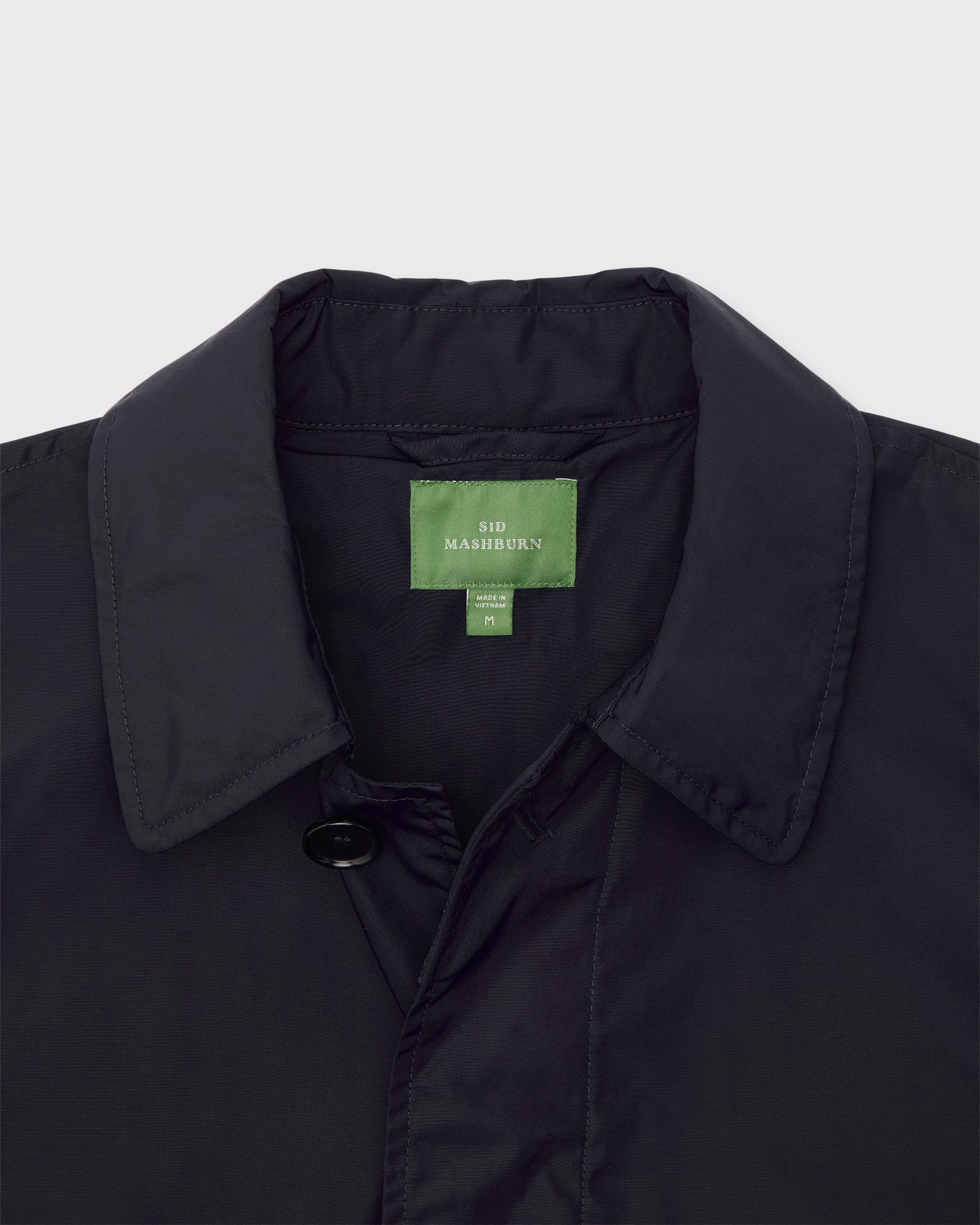 Traveler's Trench in Navy Nylon