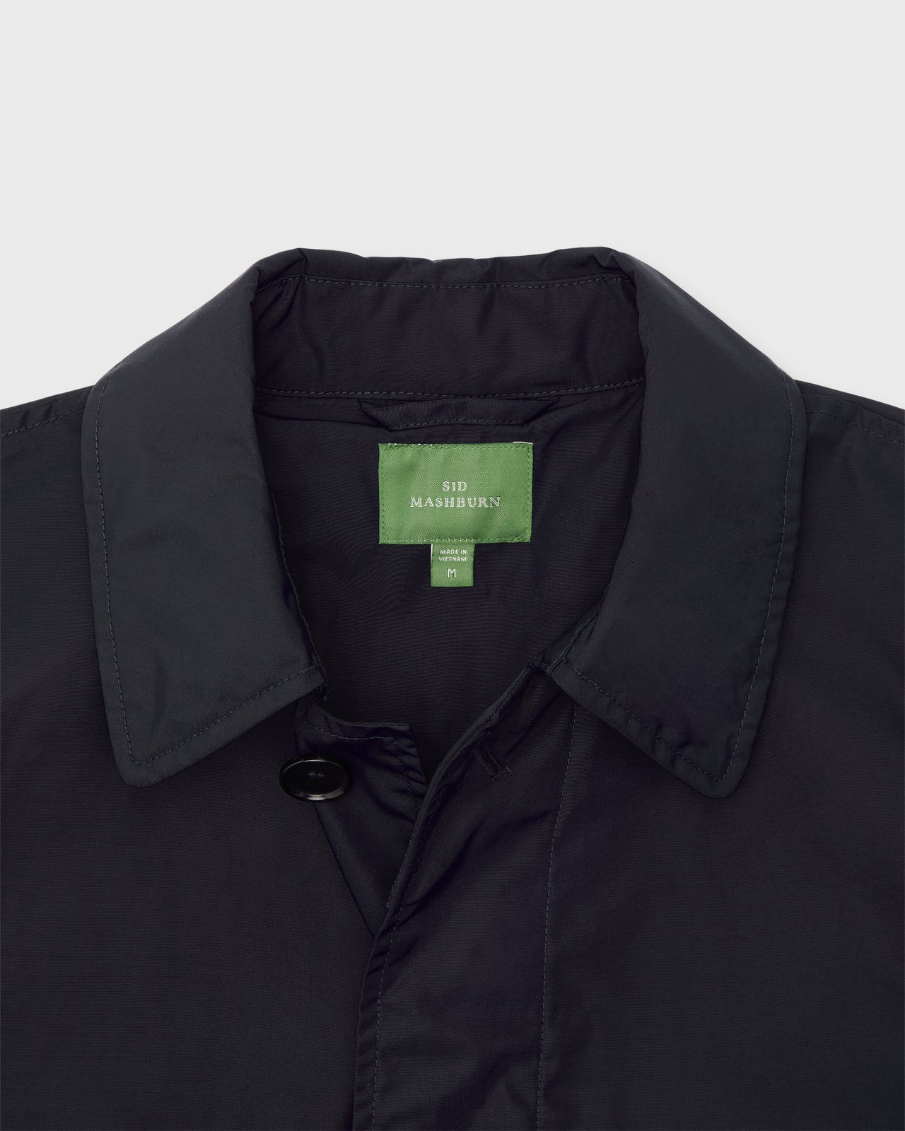 Traveler's Trench in Navy Nylon