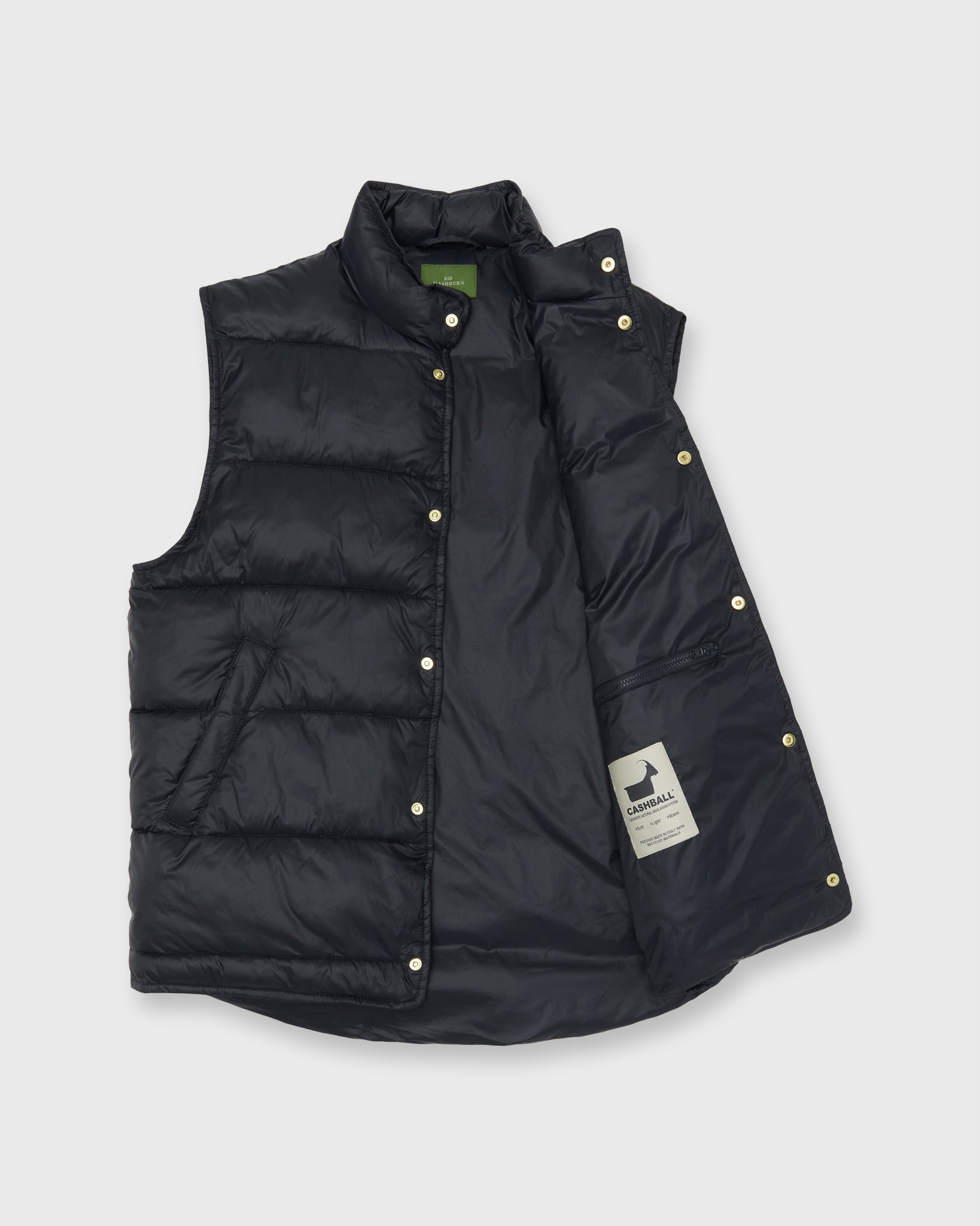 Cashball Traveler's Vest in Navy Nylon