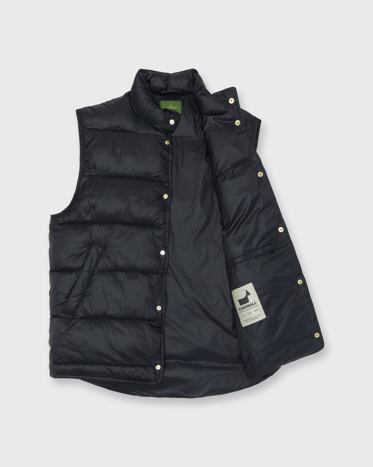 Cashball Traveler's Vest in Navy Nylon | Shop Sid Mashburn