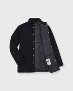 Load image into Gallery viewer, Cashpad Traveler&#39;s Estate Jacket in Navy Wool/Cashmere Flannel

