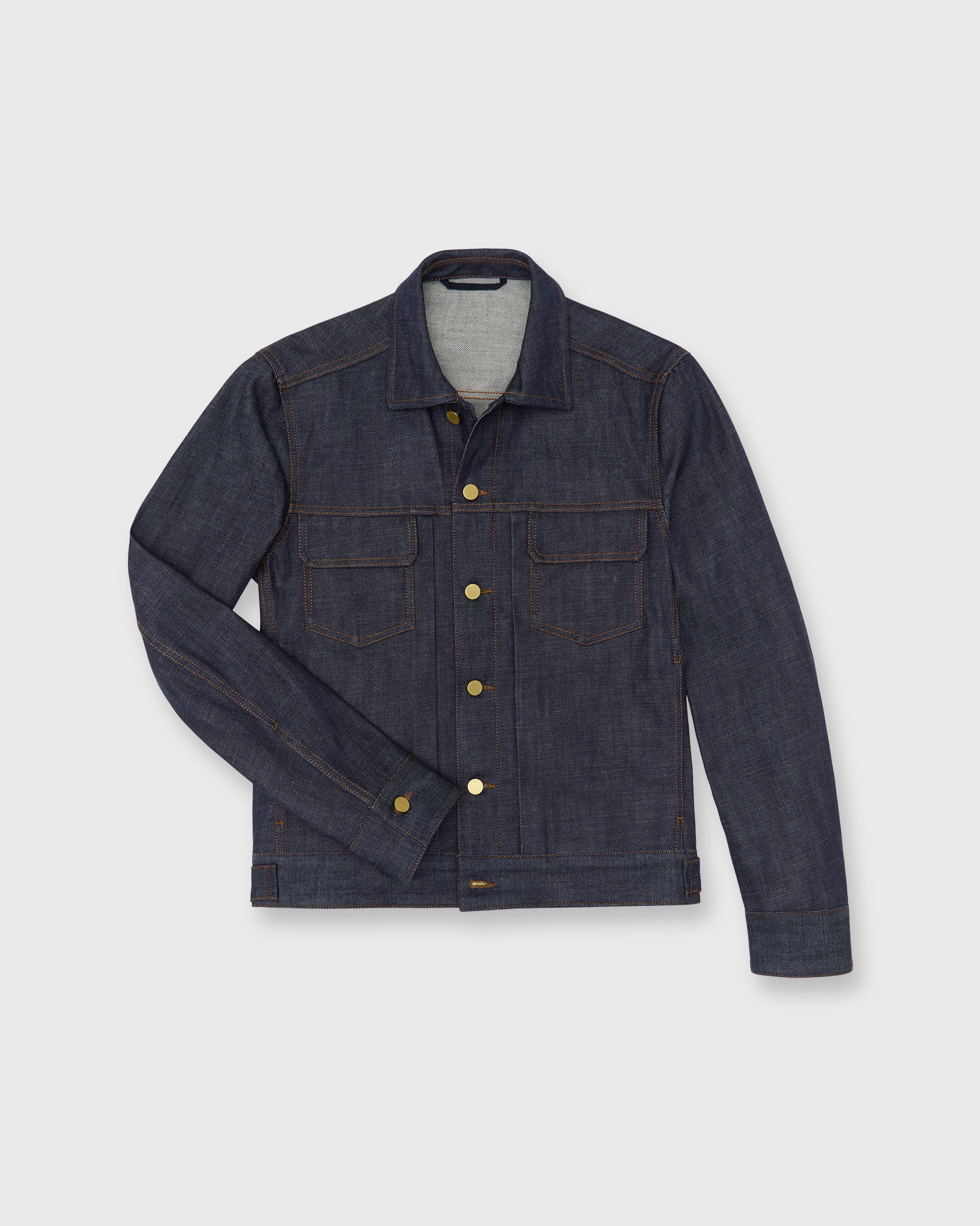 Plains Jacket in Selvedge Rigid Denim | Shop Sid Mashburn