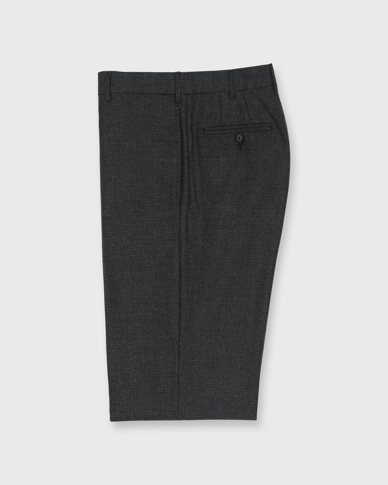 Dress Trouser in Olive Check Flannel