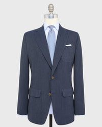 Ghost Blazer in Airforce Blue Quattro Hopsack