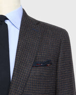 Load image into Gallery viewer, Virgil No. 3 Jacket in Chocolate/Navy Houndstooth Hopsack
