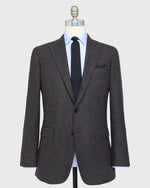 Load image into Gallery viewer, Virgil No. 3 Jacket in Chocolate/Navy Houndstooth Hopsack
