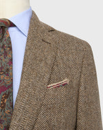 Load image into Gallery viewer, Virgil No. 2 Jacket in Chocolate/Oat Herringbone Tweed
