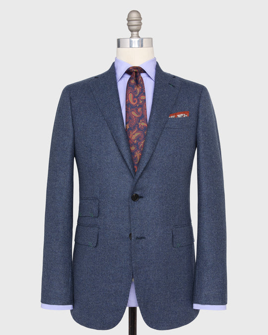 Kincaid No. 4 Jacket in Char Blue Cashmere Flannel