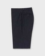 Load image into Gallery viewer, Virgil No. 4 Suit in Navy/Grey Chalk Stripe Plainweave
