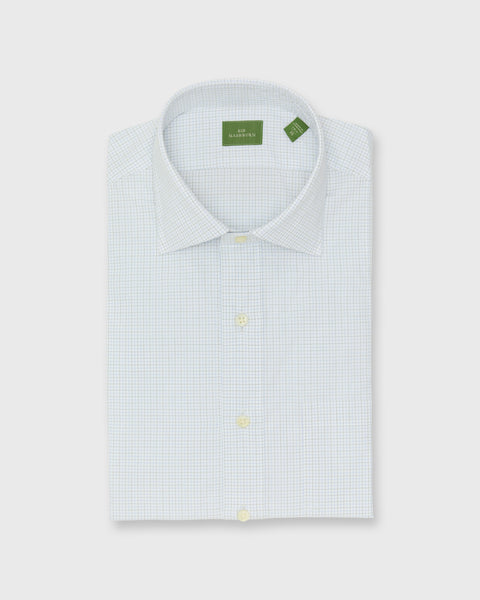 green check dress shirt Game Day Green Blue Check Casual Shirt