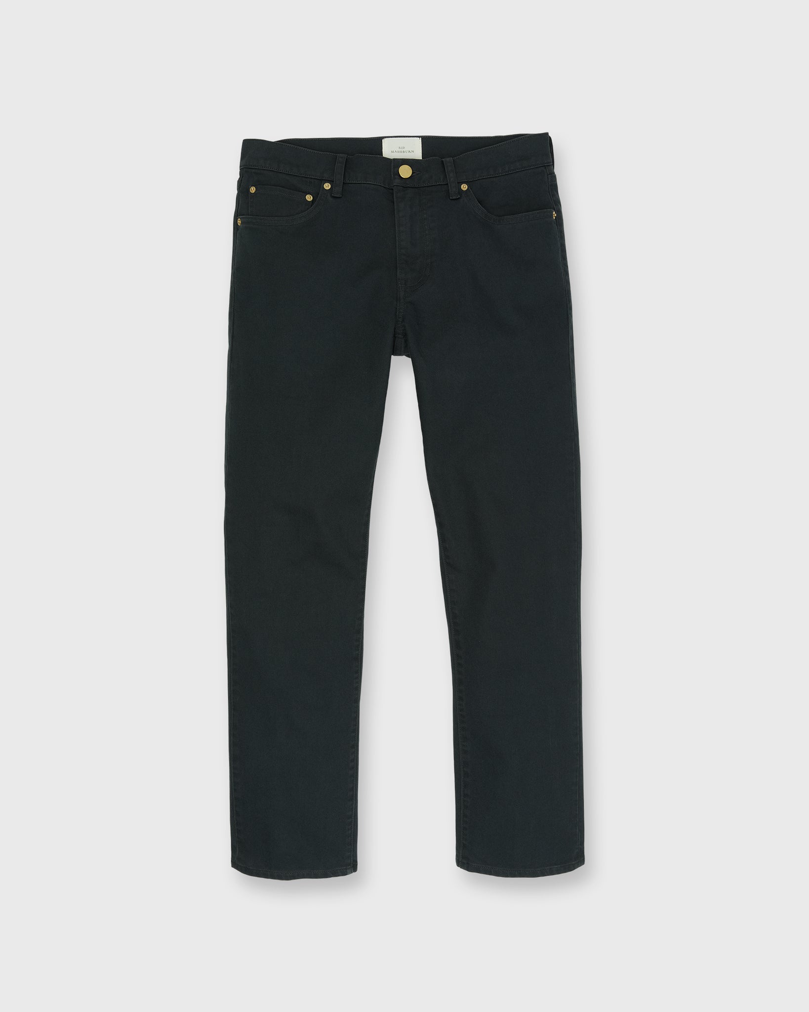 Clift Straight Leg Jean in Coal Garment Dyed Stretch Denim