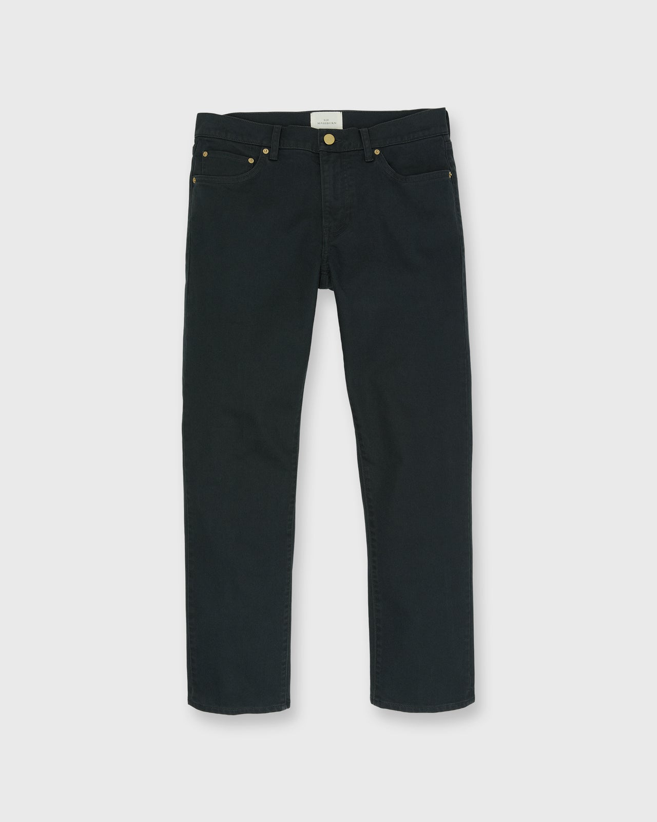 Clift Straight Leg Jean in Coal Garment Dyed Stretch Denim