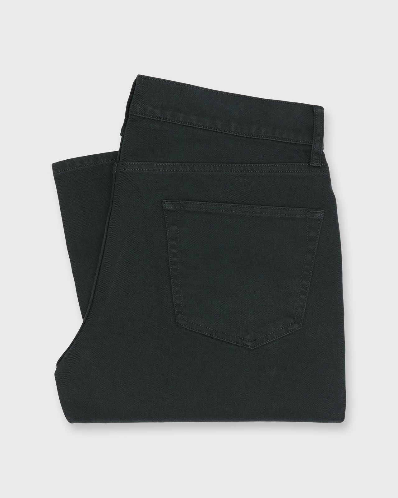 Clift Straight Leg Jean in Coal Garment Dyed Stretch Denim