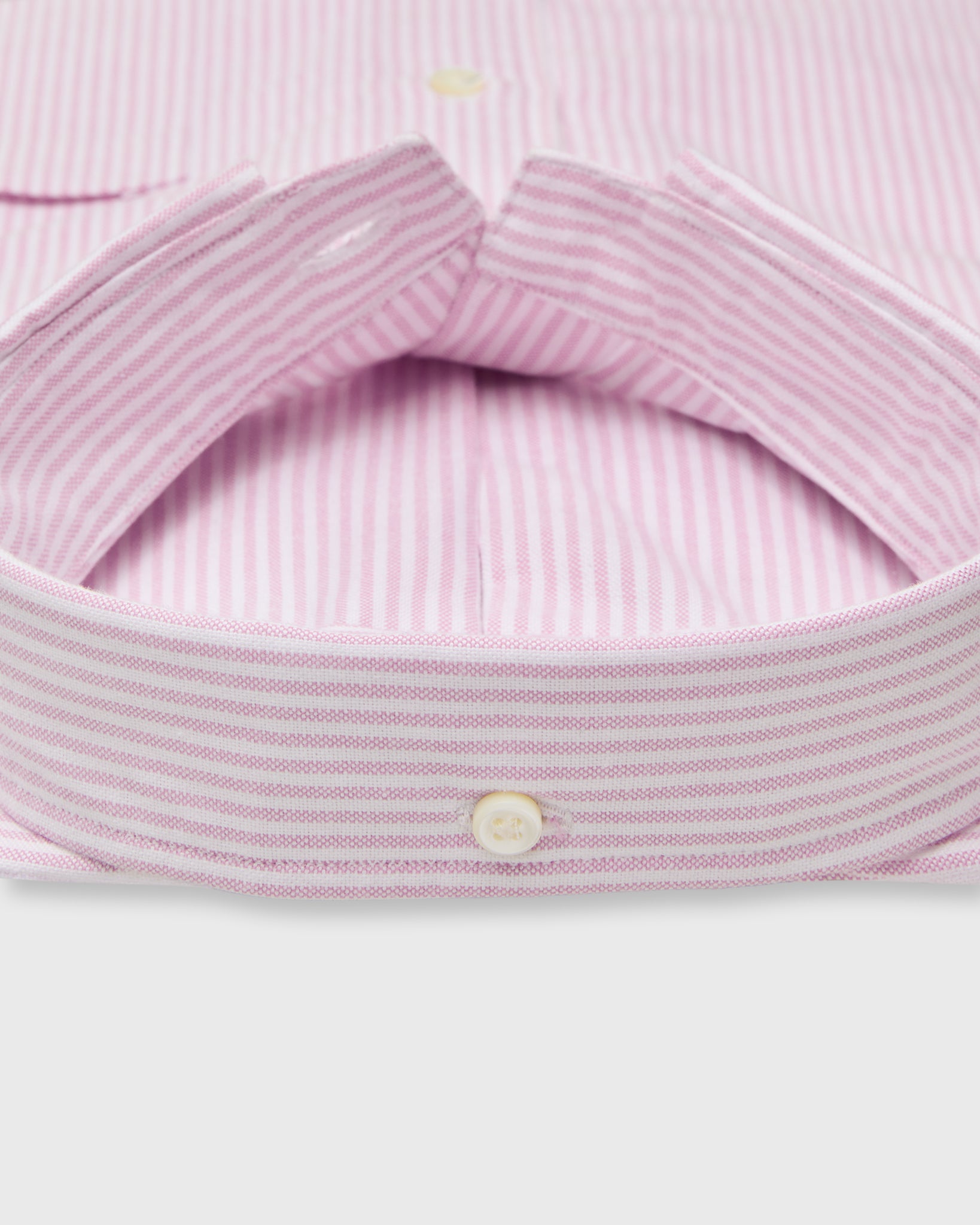 Button-Down Sport Shirt in Pink University Stripe Oxford