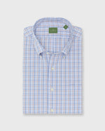 Load image into Gallery viewer, Button-Down Sport Shirt in Lavender/Maize/Blue Multi Tattersall Poplin
