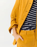 Load image into Gallery viewer, Chore Jacket in Gold Stretch Baby Cord
