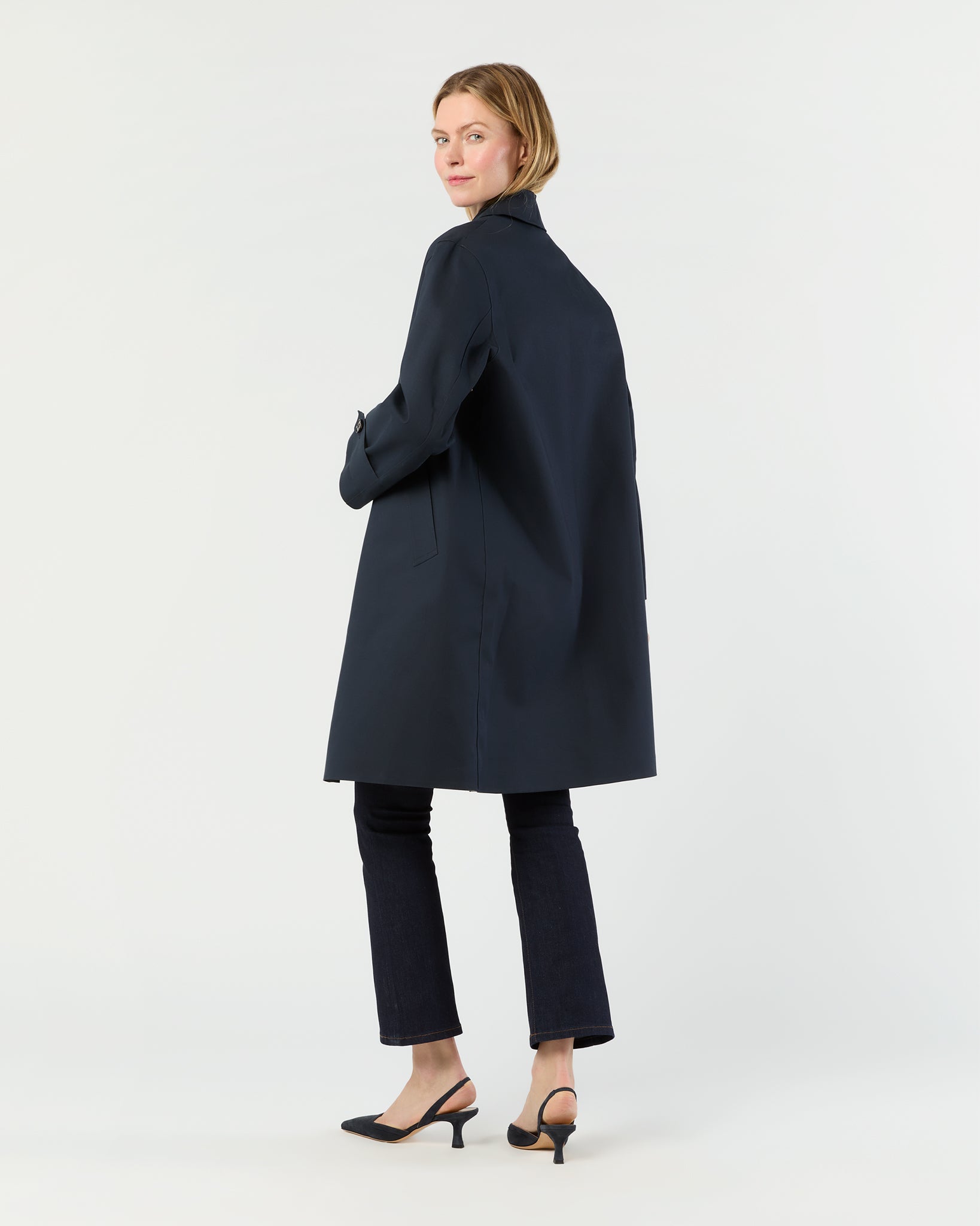 Banton Coat in Navy