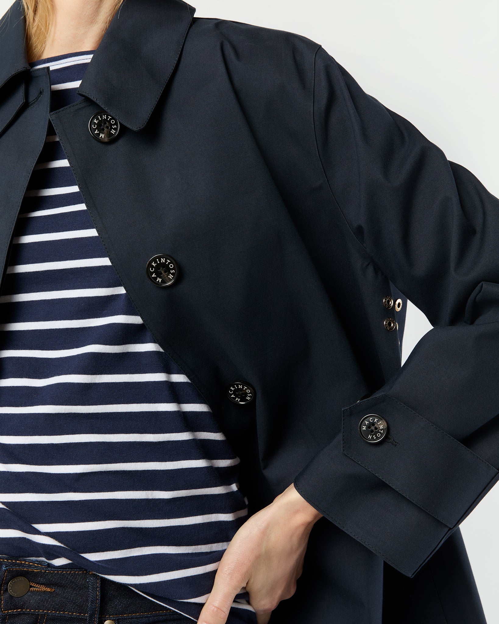 Banton Coat in Navy