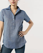 Load image into Gallery viewer, Scout Shirt in Indigo Cotolino Chambray
